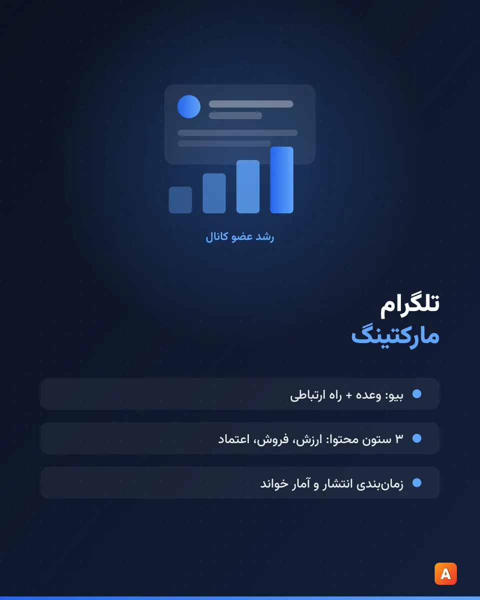 تقویم هفتگی کانال تلگرام با ریتم انتشار و وعده روشن