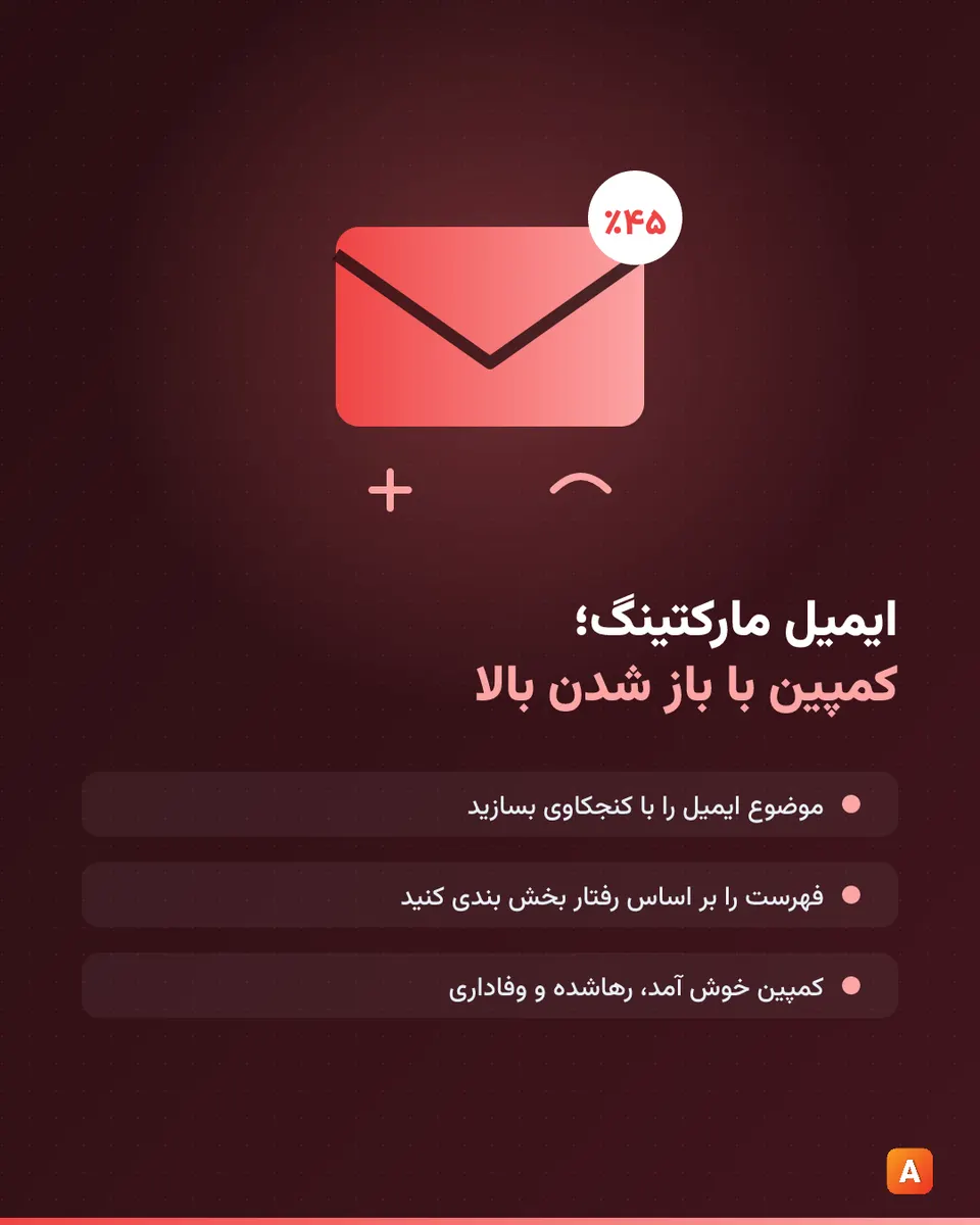 ساختار ایمیل کمپینی: موضوع، پیش‌نمایش، بدنه و دکمۀ اقدام